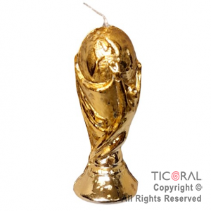 VELA COPA DEL MUNDO 9.5 CM DE ALTO x 1